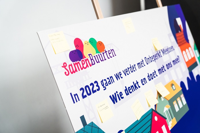 samen buurten bord onbeperkt meedoen